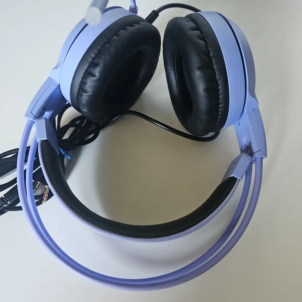 Somic Purple Over-Ear Headphones with Mic